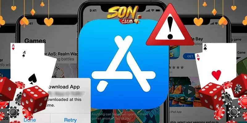 Không thể tải ứng dụng về IPhone